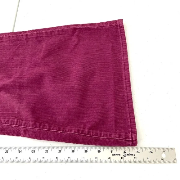 Free People Pants 32 Plum We the Free Jayde Cord High Rise Flare Corduroy - Picture 15 of 15